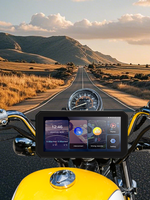 Lecteurs DVD pour moto 6 pouces 1080P, écrans embarqués, étanches, système Android, équipement d'affichage de sécurité avec stockage 64 Go