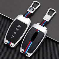 Étui de protection pour clé de voiture à distance pour Lincoln MKC MKZ MKX 2017 2018 2019 Navigator Nautilus Accessoires pour clé de voiture Porte-clés