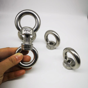 Écrous à œil de levage en acier inoxydable poli <span class=keywords><strong>M14</strong></span>, auto-taraudeurs - Product Image 6