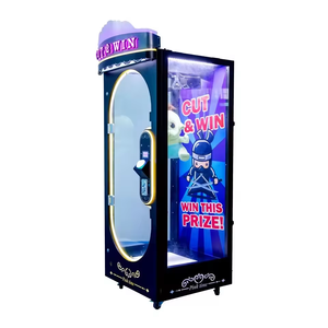 Nueva llegada Premio Juego Cut the Rope <span class=keywords><strong>Arcade</strong></span> Barber Cut Vending Máquina de regalo que funciona con monedas Idioma inglés Durable Metal Plástico - Product Image 3