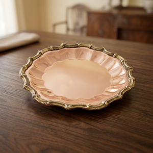 Bandeja de Cobre Sólido con Adornos de Latón - Product Image 2