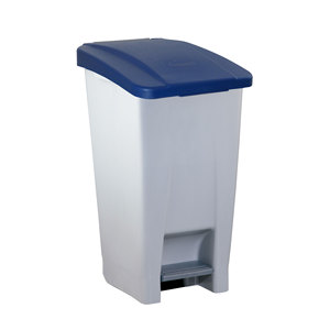 Contenitore per rifiuti riciclabili da 60 litri con apertura a pedale. Verde. - Product Image 1