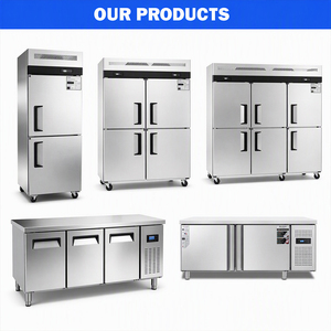 Réfrigérateur commercial Saladette avec couvercle vitré battant, table de préparation réfrigérée pour sandwichs et pizzas, pour restaurant, traiteur et cuisine - Product Image 3