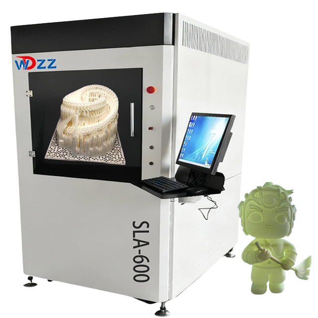 3d Printer Machine SLA600 Size 600*600*400mm Impresora 3d Industrial-grade High Precision Sunken Photopolymerization