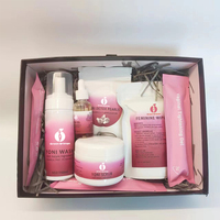 Kit de Soins Intimes Féminins Sans Alcool à Base de Plantes Naturelles Pêche-Orange pour l'Équilibre du pH Yoni, Gel et Huile Vaginale, Marque Privée OEM
