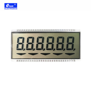 Tùy chỉnh 6-chữ số TN Màn hình nhiên liệu Dispenser <span class=keywords><strong>LCD</strong></span> Điều khiển Hội Đồng Quản trị đơn sắc 7 đoạn tích cực hiển thị phân khúc hiển thị - Product Image 2