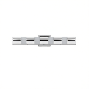Modern 5-<b>Light</b> LED Bathroom Vanity <b>Light</b> <b>Chrome</b> <b>Wall</b> Mount Mirror Lamp Warm White 3500K IP44 - Product Image 1