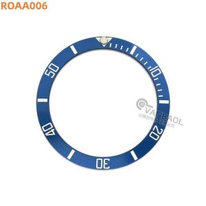 Boîtier de montre en acier aluminium ROAA 38 mm * 30,7 mm avec lunette en diamant pour Sub-Mariner Gmt Oyster Skx007 009 - Product Image 6
