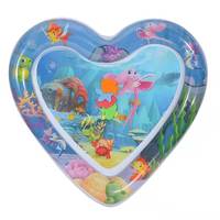 Tapis aquatique gonflable en PVC pour bébé, motif animaux marins, jouet éducatif, adapté aux hommes et aux femmes, matériau sûr