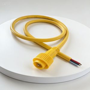 Connecteur PVC étanche IP65, fiche d'alimentation 2 broches, connecteur M23, type fil à fil/fil à <span class=keywords><strong>panneau</strong></span>, 16A pour systèmes d'alimentation industriels - Product Image 5