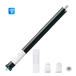 <span class=keywords><strong>Moteur</strong></span> latéral intelligent WiFi Tuya SZMyQ ODM OEM pour store à enroulement romain 35 mm, capacité de charge 40 kg, pour tubes de 37/38 mm, idéal pour projets hôteliers - Product Image 1