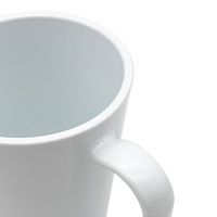 Gobelet à café réutilisable en plastique PP écologique incassable pour enfants, idéal pour la rentrée scolaire, avec cordon, compatible eau bouillante