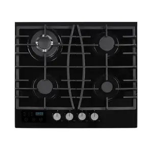 Cuisinière 4 feux 220v intégrée cuisinière surface céramique matériau gaz plaque électrique