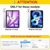 Pelindung Layar Anti Ledakan 9H, Kaca Tempered Anti Ledakan, Penutup Tablet Pelindung Layar untuk iPad OPPO Pad