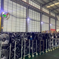 Jantes forgées concaves profondes en 2 parties de 17, 18, 20 et 22 pouces, 5x114.3, 5x130, 4x100, chromées pour Audi, BMW, Mercedes Benz, Porsche