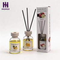 Diffuseur de parfum sans flamme en rotin, senteur fruitée transfrontalière, huile essentielle haut de gamme longue durée 100ml pour toilettes et parfum d'intérieur