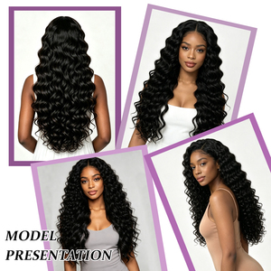 8‑30 Inch Soft Bouncy Natural Wave Virgin Remy <b>Human</b> Hair Bundles 100% Unprocessed Weft Weave Texture Extensions For Black Women - Product Image 6