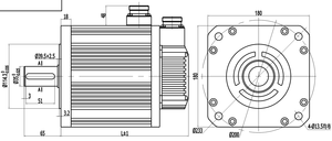 Moteur CNC à couple élevé 220V 380V avec kit d'entraînement 2kW-7.5KW 4.5KW 5.5KW 7.5KW 48N.M 1500RPM Triphasé 50Hz Efficacité IE3 - Product Image 4