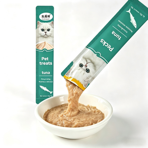 Custom Design <b>Cat</b> Treat Pouch Sachet Stand-up Resealable Pet Food Packaging Bags Moisture-proof Mylar Bags - Product Image 1