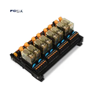 Fcgk FCMZ-1Z-1ST 8 Kanaals Interface Relais Module 24VDC Din Rail Panel Mount Voor Automatisering Plc Relais