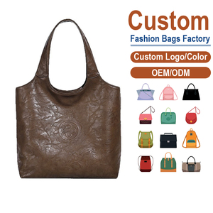 High-Quality Women's Factory Custom Spacious Tote <b>Bag</b> Premium Leather Handbag for <b>Work</b> and Travel - Product Image 1