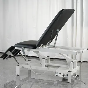 Hospital Equipment 3 Section Electric Physiotherapy Treatment Bed Facial Table
