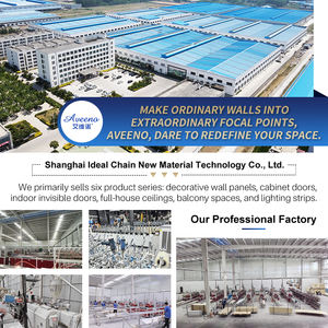 <span class=keywords><strong>Aveeno</strong></span> Panneau mural imperméable écologique résistant à l'humidité de style crème WPC grain de bois pour salle multimédia - Product Image 6