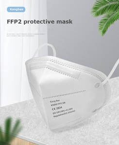 Masque respiratoire jetable KN95 avec attaches auriculaires, <span class=keywords><strong>anti</strong></span>-odeurs, protection <span class=keywords><strong>anti</strong></span>-poussière, <span class=keywords><strong>filtre</strong></span> 6 couches et pince-nez ajustable - Product Image 6