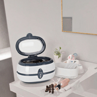 Nettoyeur ultrasonique électrique portable GTSONIC VGT-800 pour bijoux, lunettes, montres, bagues, prothèses dentaires, aligneurs, gouttières - Usage domestique