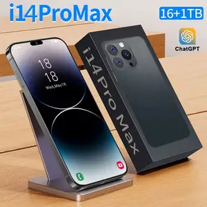 Smartphone 14 PRO MAX de 6,8 polegadas, smartphone I14 PRO MAX Android 48MP + 108MP 16GB + 1TB 10 core, mais vendido