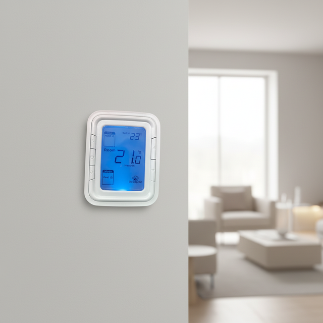 2026 Latest Vertical Screen Central Air Conditioning Thermostat
