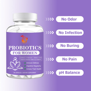Cápsulas de Probióticos al por Mayor de Fábrica con D-Manosa y Arándano, Suplementos Dietéticos a Base de Hierbas que Promueven la Salud Vaginal - Product Image 2