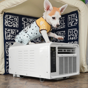 เครื่องปรับอากาศแบบพกพาใช้ความร้อนและความเย็นได้สองโหมดสำหรับสัตว์เลี้ยงโมบายบ้านและนอกบ้าน - Product Image 1