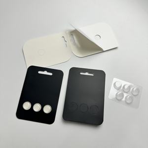 Grosir kosong 7oh 3ct 5ct Sliver cetak kartu kertas Tab dengan lecet kustom pil Premium <span class=keywords><strong>5</strong></span> pak 10 pak kotak kertas ritel - Product Image 3