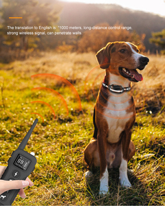OKKPETS-<span class=keywords><strong>Collar</strong></span> recargable de entrenamiento para perros con control remoto, impermeable, IP67, collares para perros grandes - Product Image 5