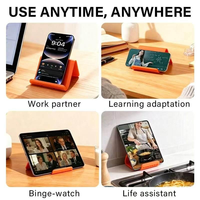 Support de téléphone portable flexible en silicone, pliable, déformable, réglable, pour téléphone, tablette, bureau, voyage