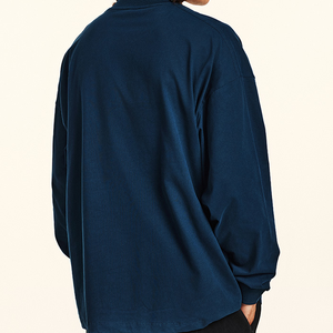 Camiseta Deportiva Básica de Manga Larga para Hombre, Corte Holgado, Tejido SORONA 5A Antibacterial, Funcional, Cómoda y Personalizable - Product Image 5