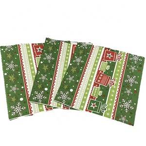 <span class=keywords><strong>Serviettes</strong></span> en <span class=keywords><strong>papier</strong></span> imprimées personnalisées pour cocktails, restaurants, fêtes de Noël, couleur rouge - Product Image 5