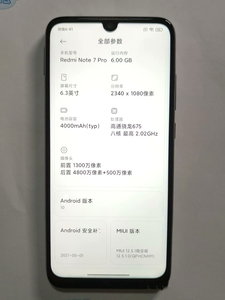 Teléfono Android Redmi Note 7 Pro 4G LTE Desbloqueado, Pantalla HD de 6.3 Pulgadas y 120 Hz, 4 GB+64 GB/6 GB+128 GB, CDMA, Inalámbrico Alemán/Francés - Product Image 5