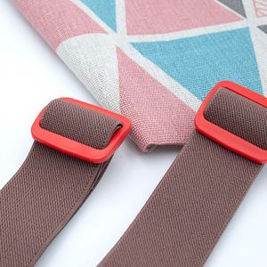 Customized Waterproof Solid Color Elastic Polyester Rubber Tape Massage Headbands Adjustable Buckle - Product Image 2