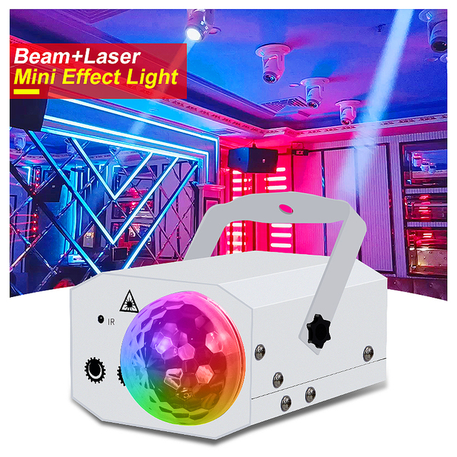 SHTX Mini 16 in 1 LED Laser Magic Ball Laser Projector Light Home Party DJ Disco Star Effect Stage Light Night Club Disco Lights