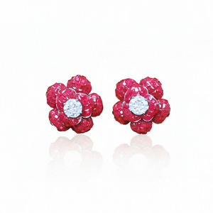 Nuevos Pendientes de Plata S925 con Diseño de Flor para Mujer, Joyería de Lujo Ligero, Exquisita y de Alta Calidad para Propuesta de Matrimonio, Venta al Por Mayor - Product Image 1