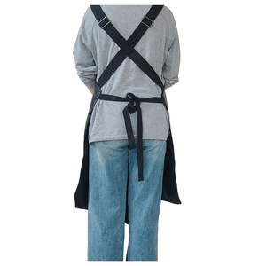 Salopette à bavette en cuir PU <span class=keywords><strong>de</strong></span> style japonais coupes <span class=keywords><strong>de</strong></span> <span class=keywords><strong>cheveux</strong></span> thé au lait magasins <span class=keywords><strong>de</strong></span> produits frais tabliers sans manches imperméables vêtements <span class=keywords><strong>de</strong></span> travail - Product Image 6