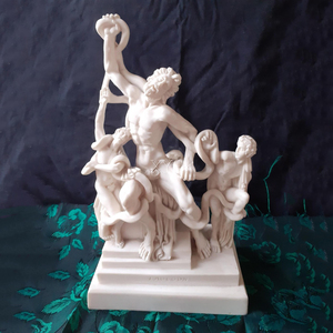 Famosa <span class=keywords><strong>Escultura</strong></span> <span class=keywords><strong>de</strong></span> Mármol <span class=keywords><strong>de</strong></span> Hebei <span class=keywords><strong>de</strong></span> Laocoonte con su Hijo, Figura Tradicional Hecha a Mano, Estatua Duradera para Aplicaciones en Templos, Piedra Natural - Product Image 4