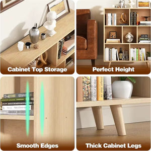 Estanterías para Libros Personalizadas, Diseño Moderno, Mueble de Madera para Exhibición de Libros, Librería Simple para Sala de Estar - Product Image 4