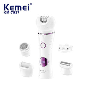 เครื่องโกนหนวดไฟฟ้าอเนกประสงค์<span class=keywords><strong>แบ</strong></span>บพกพา Km-7937 5 in 1ชาร์จได้เครื่องกำจัดขนสำหรับผู้หญิง - Product Image 1