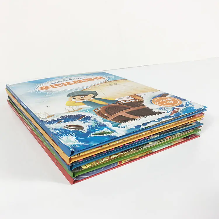 Libro de impresión personalizado para niños, libro de dibujo de historia, tapa dura, precio de fábrica, venta al por mayor