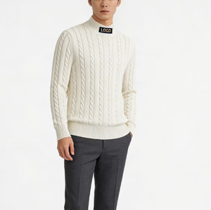 Cardigan da Uomo a Maniche Lunghe con Scialle di Qualità Originale, Maglieria Personalizzata all'Ingrosso con LOGO - Product Image 6