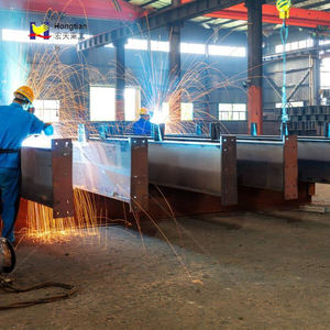 Bâtiment préfabriqué de structure de cadre galvanisé par acier de haute résistance de Q355B avec le toit de double <span class=keywords><strong>pente</strong></span> pour l'atelier - Product Image 3