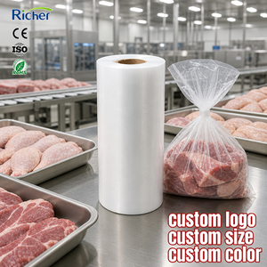 HDPE Meat <b>Bag</b> Roll Food Safe Strong Puncture Resistant Chilled Seafood <b>Bags</b> on Roll for Butcher Fish Market - Product Image 1